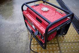 generator in rain