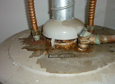 leaking water heater