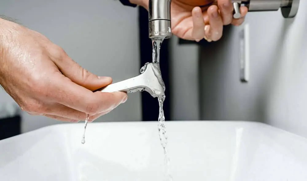 hot water faucet