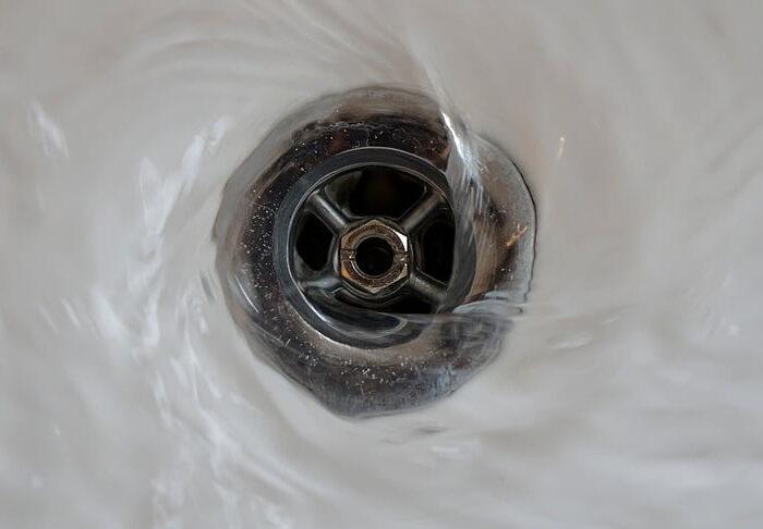 slow drain sink